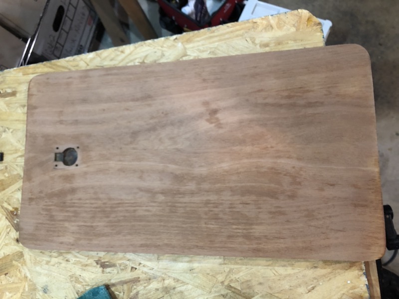 Center section stripped of varnish